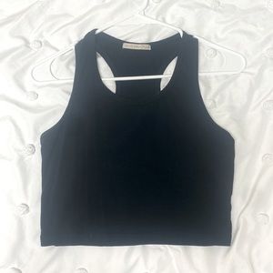 Active Basic black tank top